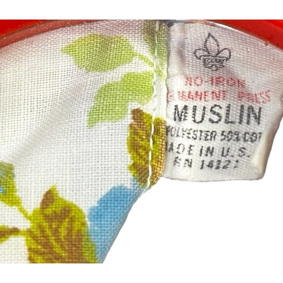 Set 2 Vintage Ely & Walker Pillowcases Blue Roses Floral Muslin Cotton Blend - Picture 5 of 6